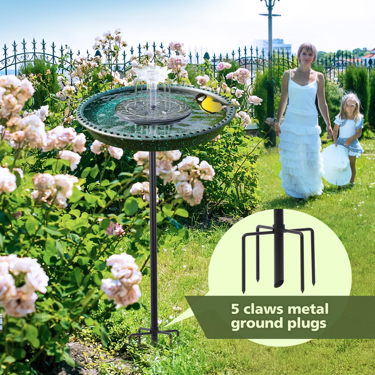 TIYIAWI Durable design withstands sun and rain for seasonal use.