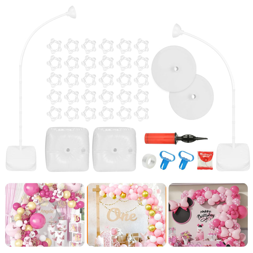 TKVAZK Balloon Arch Kit top bendable poles for custom shapes