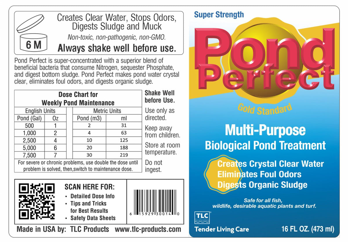 TLC PondPerfect sludge digestion at pond bottom reduces muck buildup for a cleaner ecosystem.