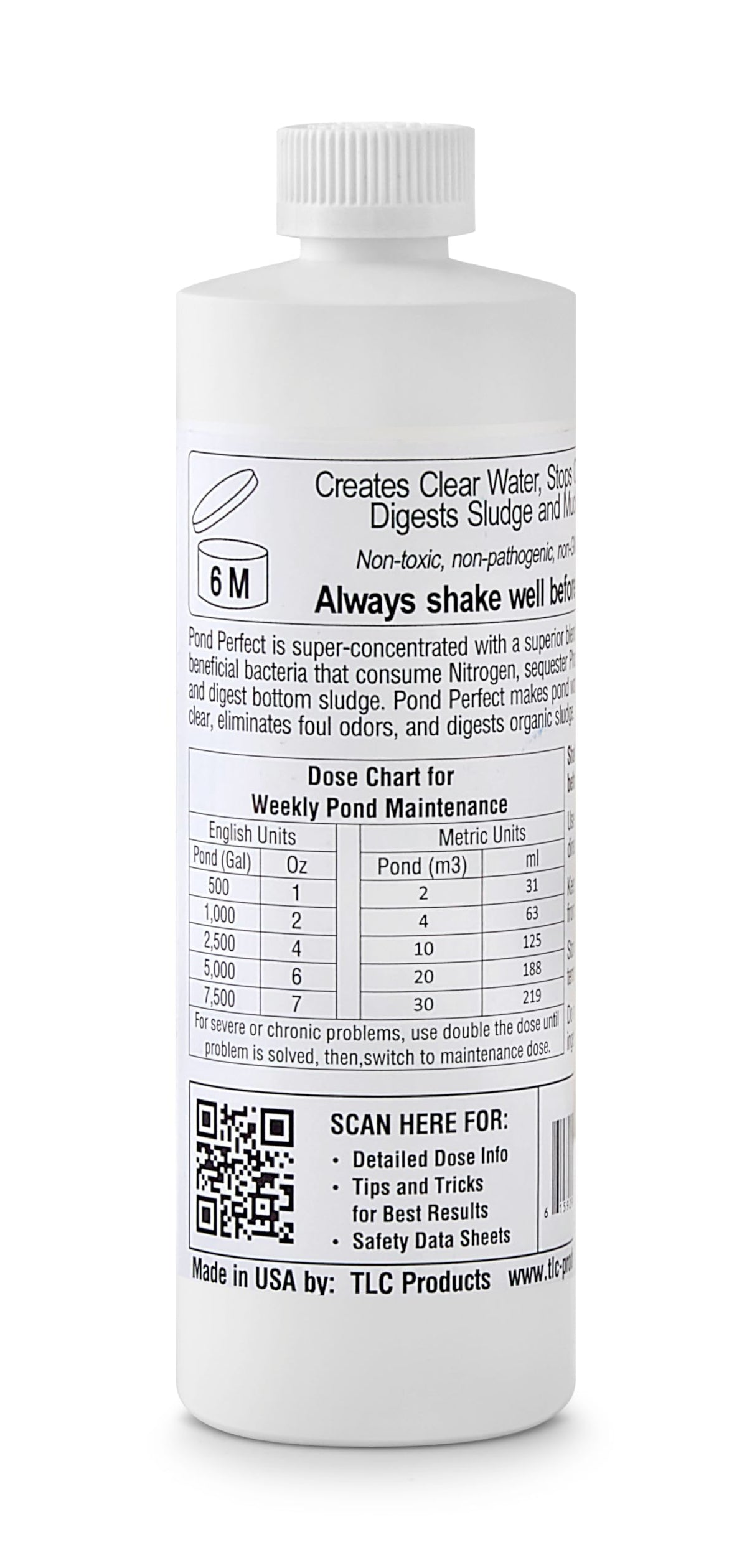 TLC PondPerfect water clarity improves pond water quality for fish and koi.