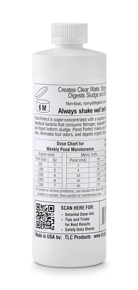 TLC PondPerfect water clarity improves pond water quality for fish and koi.