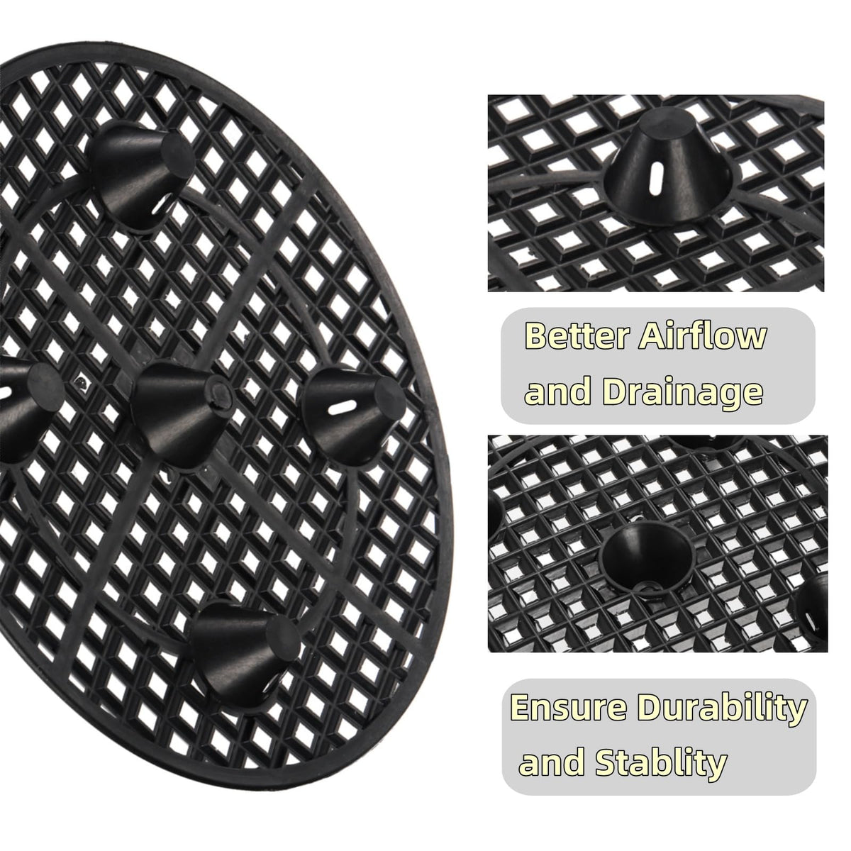 Tlence ground protector for floors demonstrates scratch protection