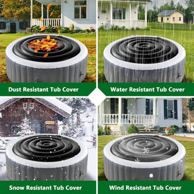 Tlswshsy easy inflate valve enables fast coverage after outdoor use.