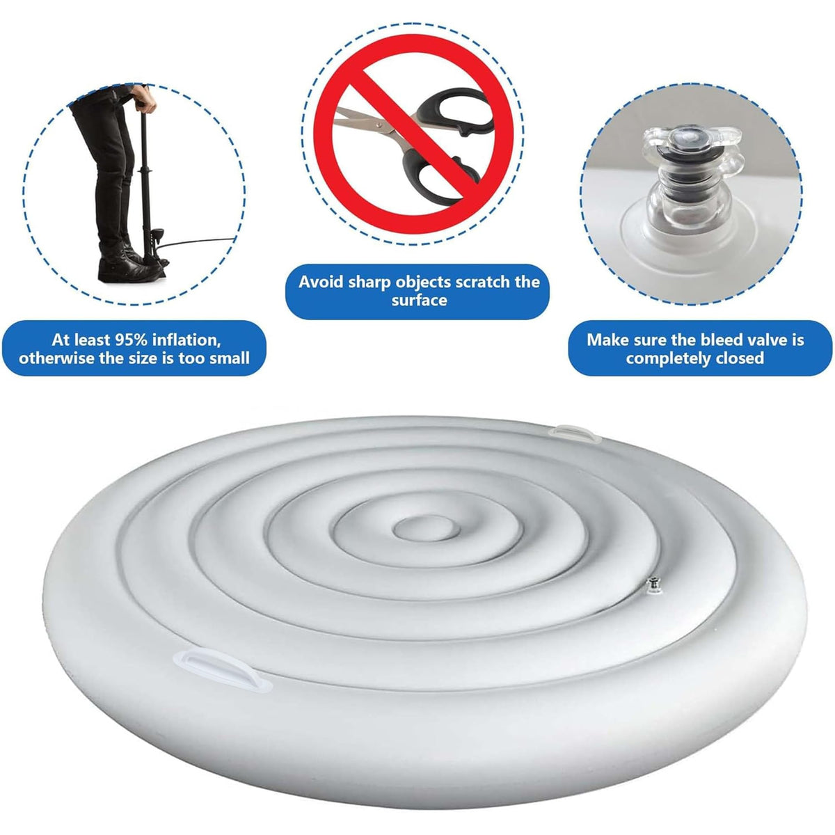 Tlswshsy energy saving lid blocks debris and wildlife from the spa.