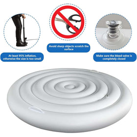 Tlswshsy energy saving lid blocks debris and wildlife from the spa.