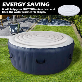 Tlswshsy cover helps retain heat by reducing evaporation and capturing sun energy.