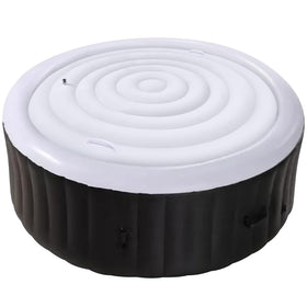 Tlswshsy inflatable hot tub cover, 54 inch diameter, protecting heat and debris.