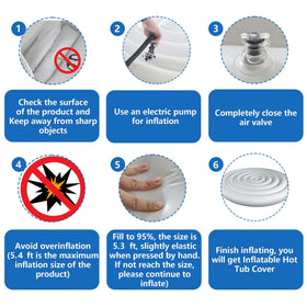 Tlswshsy debris protection reduces surface dust on the tub.