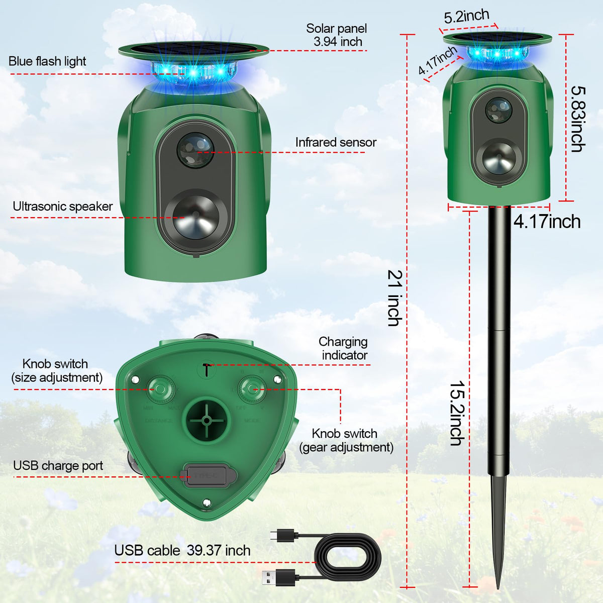 TLXLT eco-friendly pest control uses no chemicals or odors for safe use.