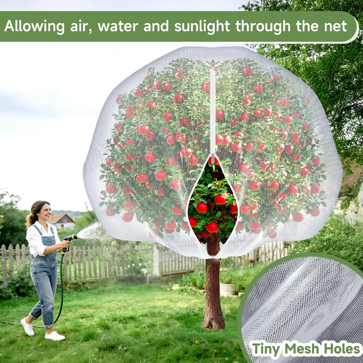 TMFsode greenhouse netting suitable for nursery setups and protection.