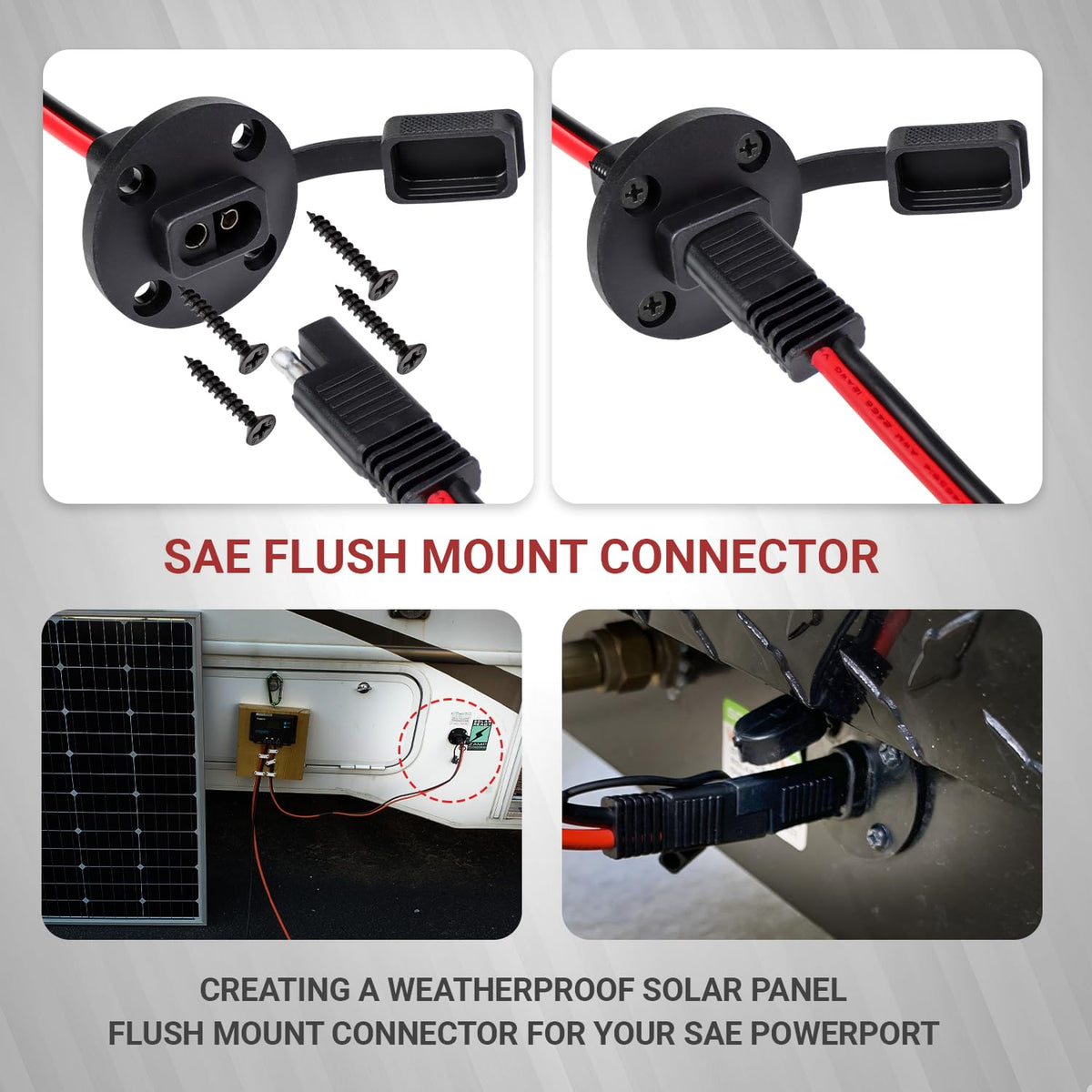 TMH packaging includes screws and covers for secure, protected mounting.