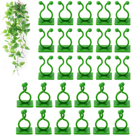 Tmofs plant clip green leaf close-up, durable ABS resin for secure vine support.