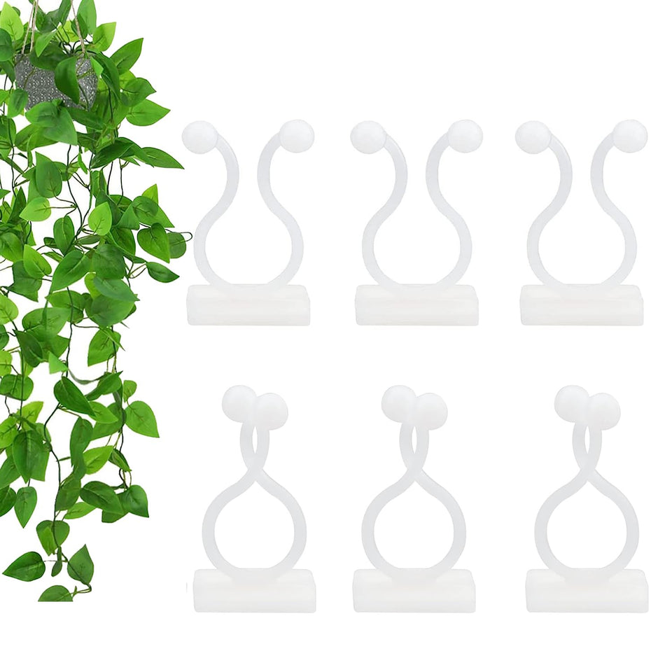 Tmofs plant clips 100pcs pack on wall for vine support and tidy display