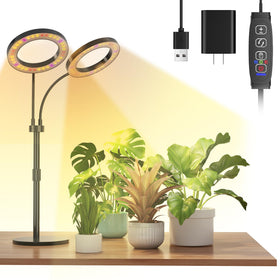 Tmsluody full-spectrum grow light shown with balanced spectrum for indoor plants
