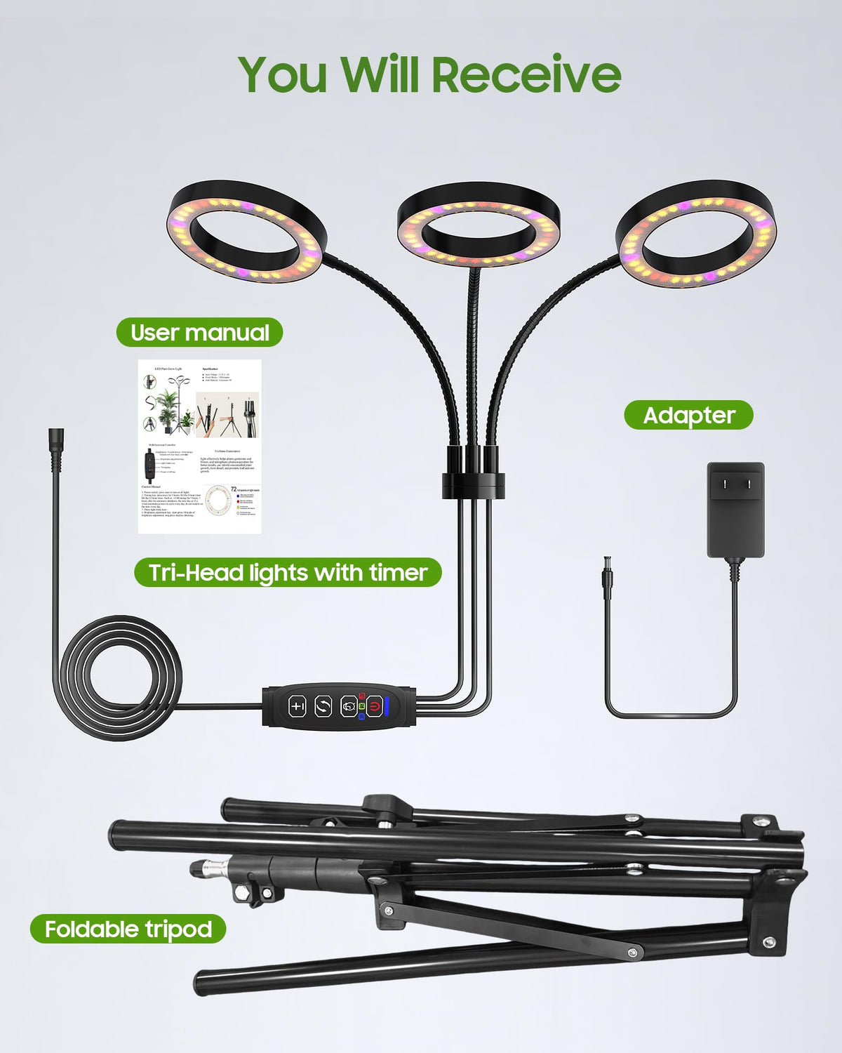 Tmsluody height-adjustable light reaches dense canopies
