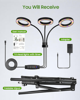 Tmsluody height-adjustable light reaches dense canopies