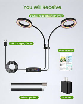 Tmsluody indoor growth setup in home or office for year-round vitality