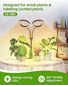 Tmsluody LED grow light displaying timer settings for automatic operation