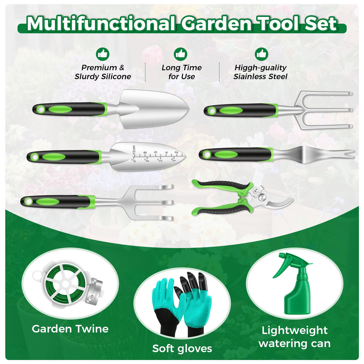 Tmsluody transplanter helps transplant young plants gently with a cushioned handle