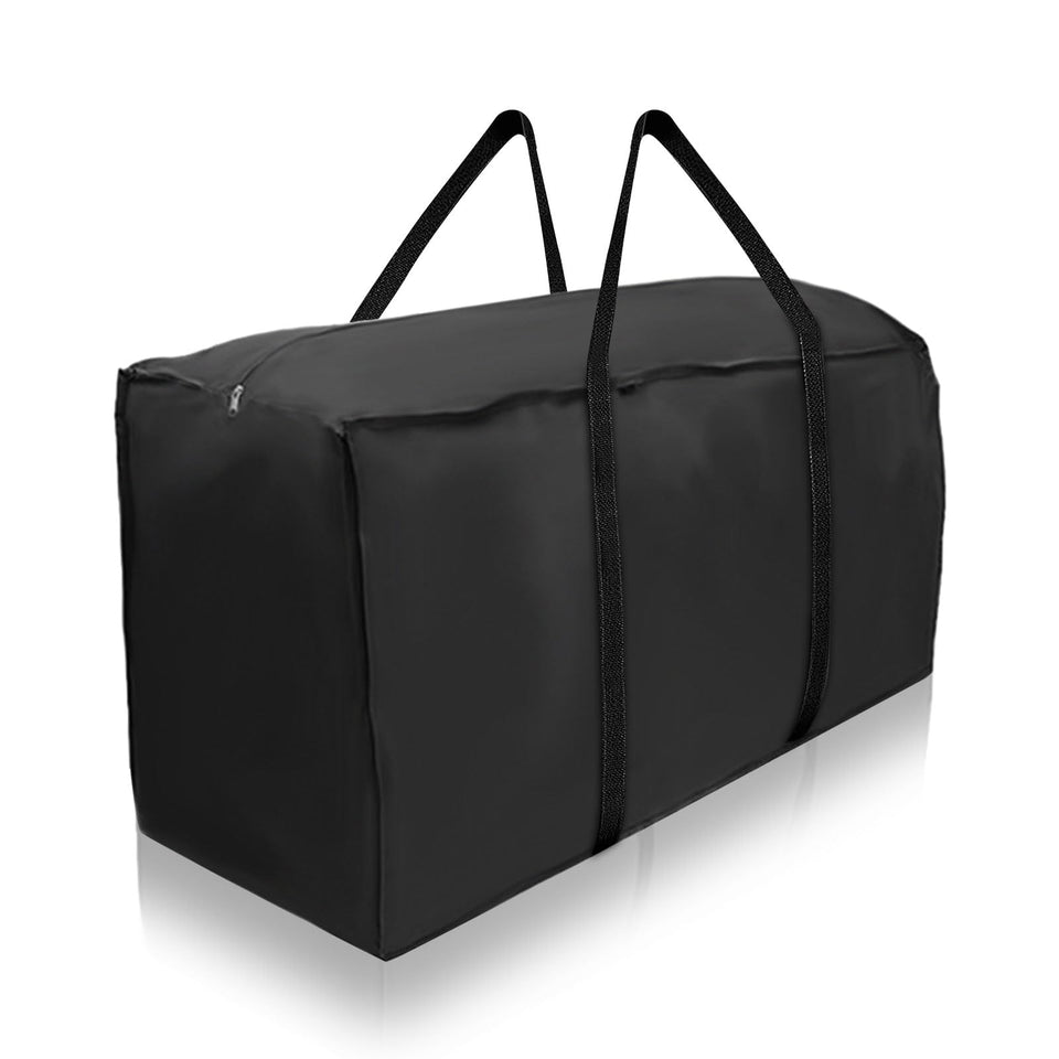 TMWEFUSC patio cushion storage bag with 68x30x20 size for outdoor cushions.