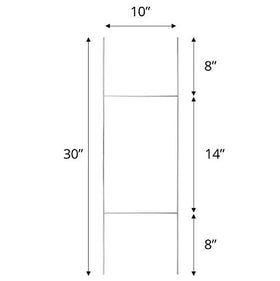 TN Supplies corrugated sign compatibility supports 4mm and 5mm signs for versatile use.