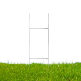 TN Supplies yard sign stake assembly demonstrates quick setup for immediate visibility at events.