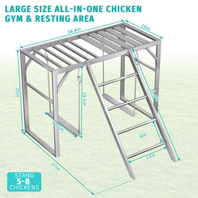TNELTUEB angled ladder with even rungs supports easy climbing.