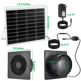 TNELTUEB kit includes 16.4 ft cable enabling flexible roof placement