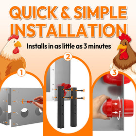 TNELTUEB rat proof chicken feeder for outdoor coops