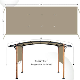 Tngan pergola cover installation demonstrates quick, tool-free setup with rod pockets.