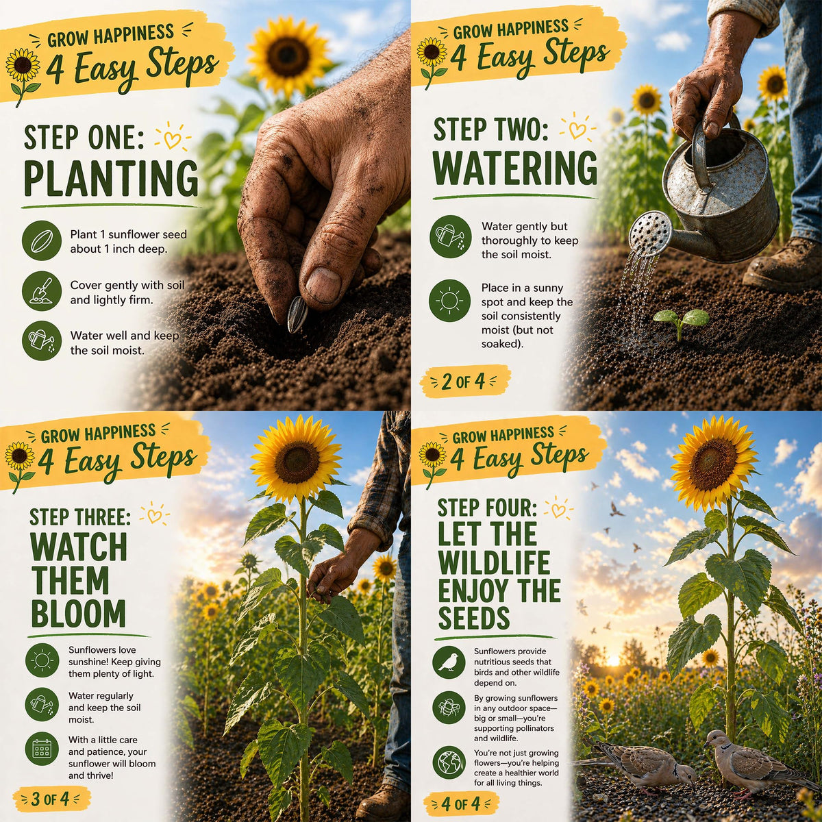 Bright blooms decorate spaces and invite wildlife to enjoy nectar-rich flowers.
