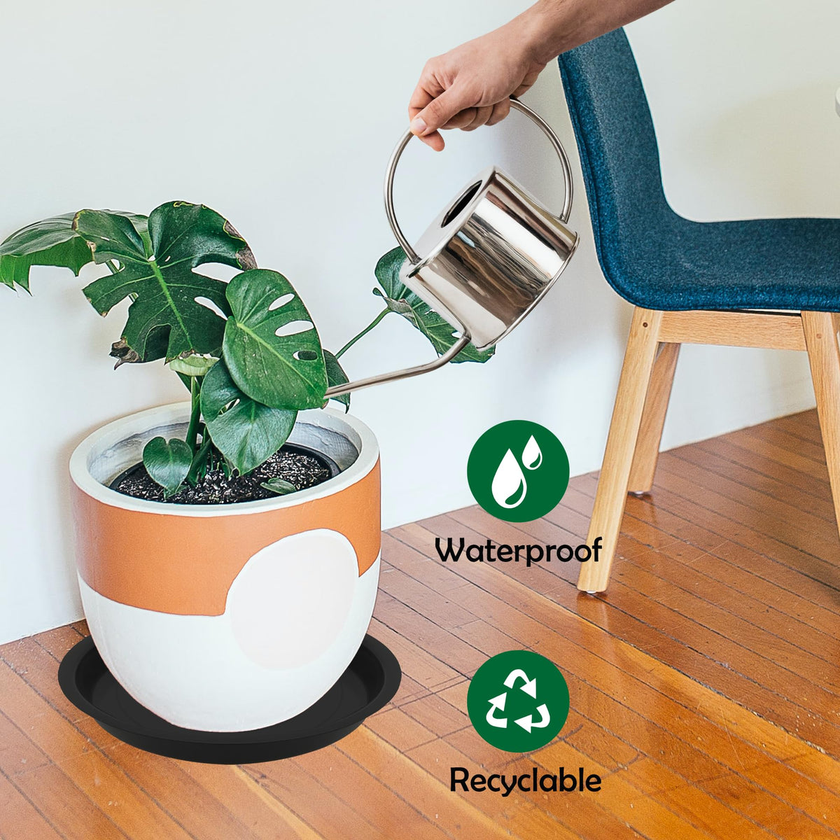 TNTIWQ high edge design collects drainage and keeps furniture clean