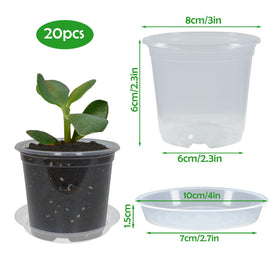 TNTIWQ nursery pot with drainage holes supports healthy root airflow.
