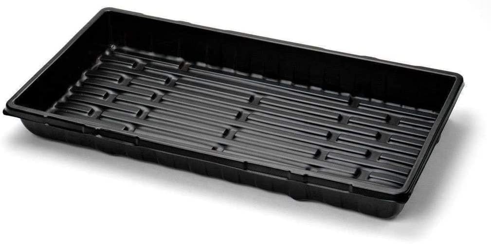 TO Plastics 1020 plant trays without holes for seed starting and hydroponics.