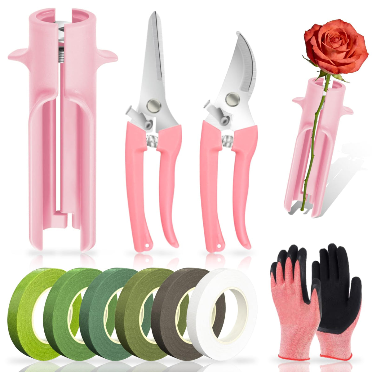 TOAINRSI rose thorn stripper tool for precise removal during floral prep