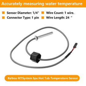 Tobaiwind dual-purpose 1/4-inch diameter sensor designed for simple spa maintenance