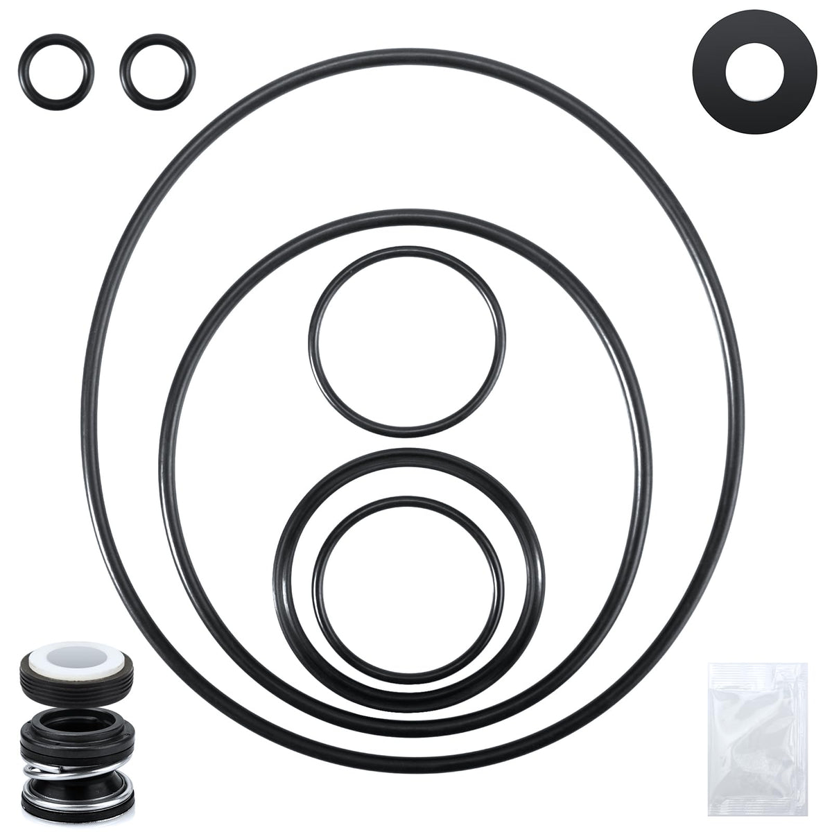 Tobaiwind Pentair SuperFlo pump union O-rings for reliable leak prevention