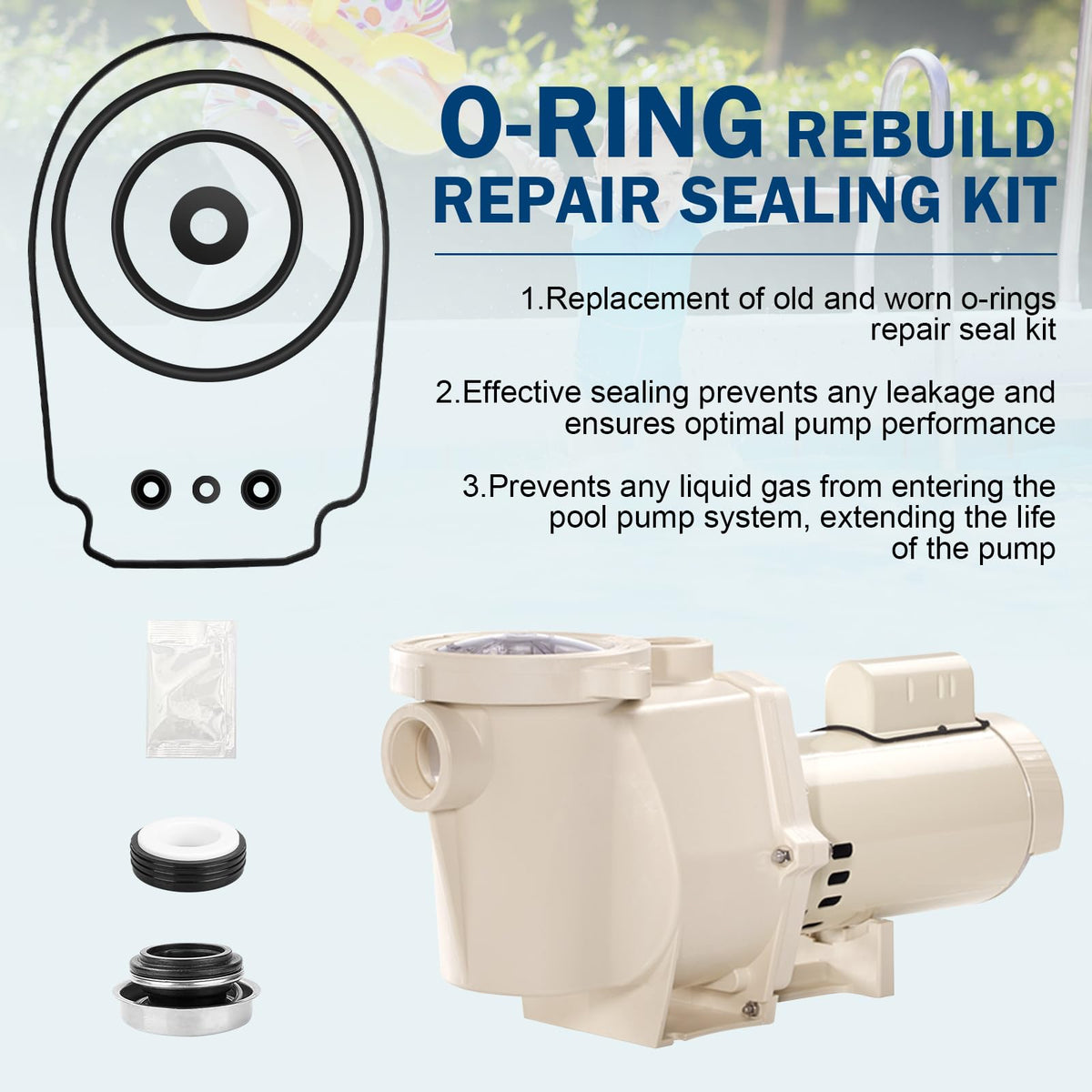 Durable PS-1000 shaft seal detail for Tobaiwind kit
