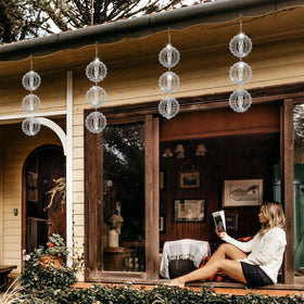 ToBeAce decorative wind spinners brighten spaces while deterring birds