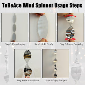 ToBeAce bird deterrent garden decor blends form and function for patio aesthetics.