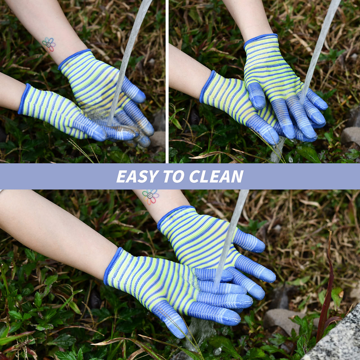 TOBEHIGHER gift-pack gardening gloves ideal for gardeners and hobbyists