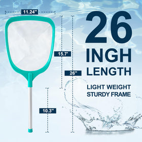 TOBEHIGHER large capacity deep rake skimmer for quick debris removal