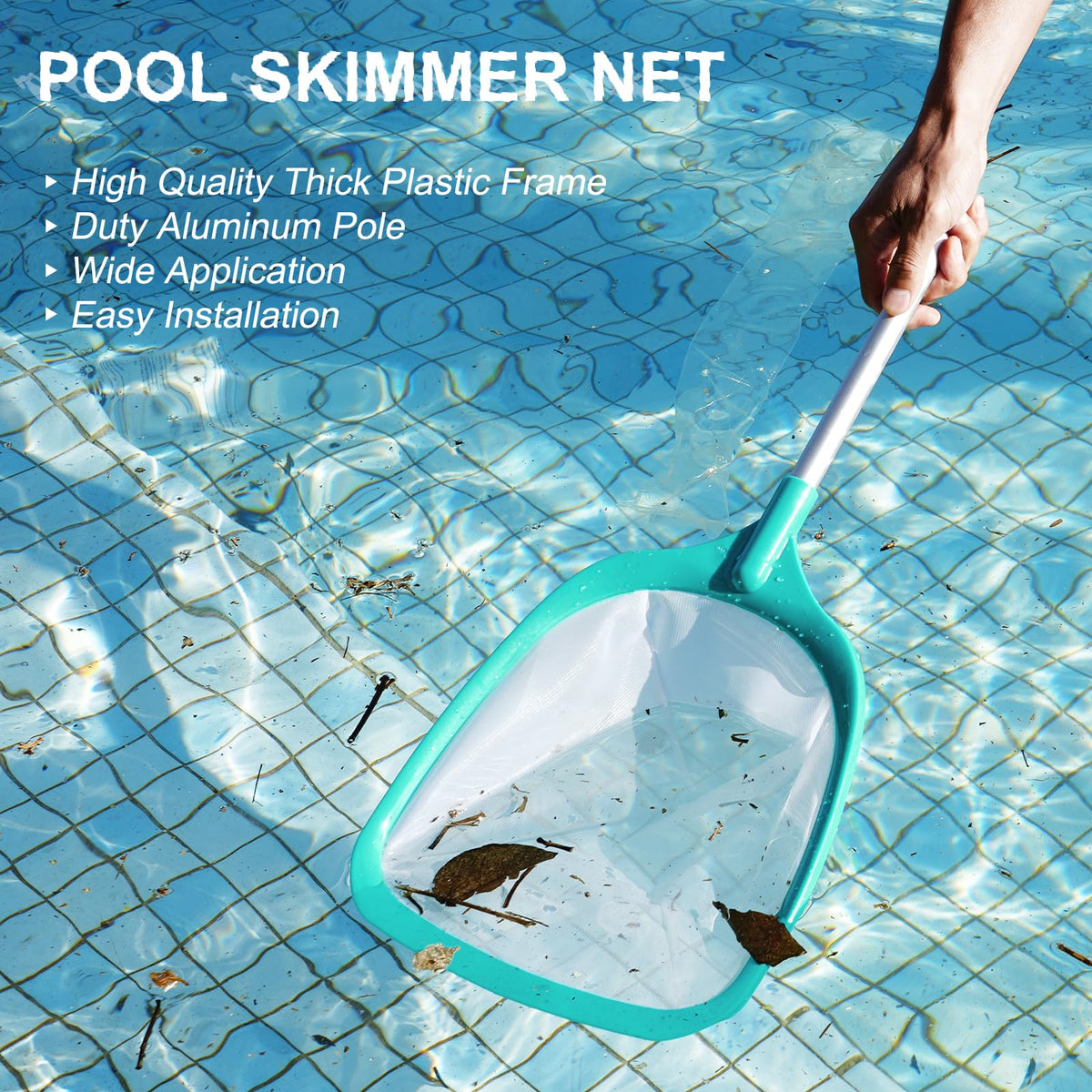 TOBEHIGHER ultra fine mesh pool skimmer traps fine debris