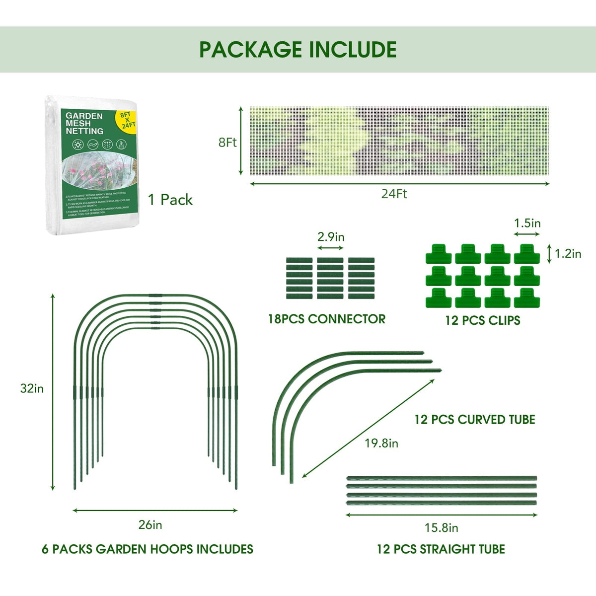 TOCCYARD ultra-fine mesh blocks small pests while preserving visibility
