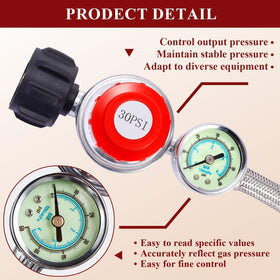 TOHONGADON brass connectors provide secure, durable fittings.