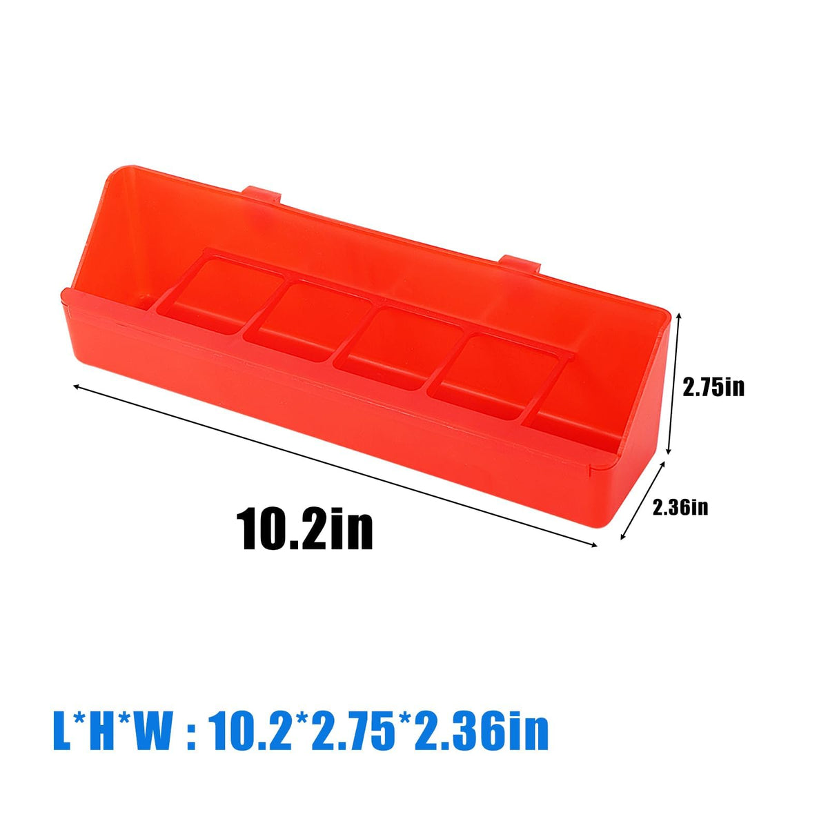 TOHONGADON quail feeder waterer kit with 6 slots.