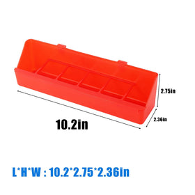 TOHONGADON quail feeder waterer kit with 6 slots.
