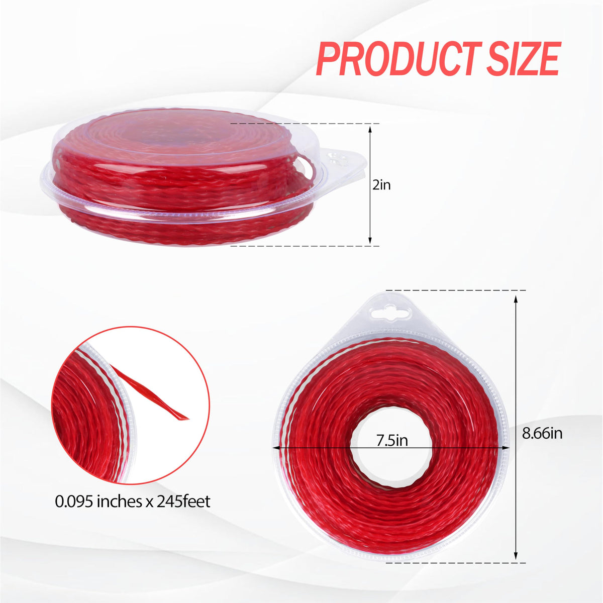 TOKDOOT nylon resin construction boosts durability and longer service life.