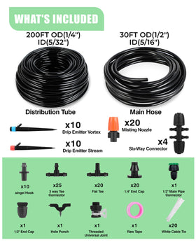 Rotating adjustable sprinkler head from Toki-dot for beds and trees