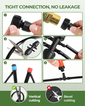 Hydroponic ready adapters support indoor growing setups